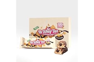 ‎ROCKA NUTRITION Rocka Nutrition NO WHEY BAR I Veganer Proteinriegel mit 12 g Protein/Riegel I zuckerreduziert I voller Geschmack I 8 x 50g einzeln verpackte Protein-Bars (Butter Cookie)