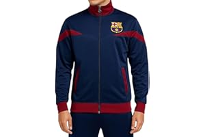 Icon Sports Official FC Barcelona Soccer Track Jacket-Unisex Adult Chaqueta de chánd para Hombre