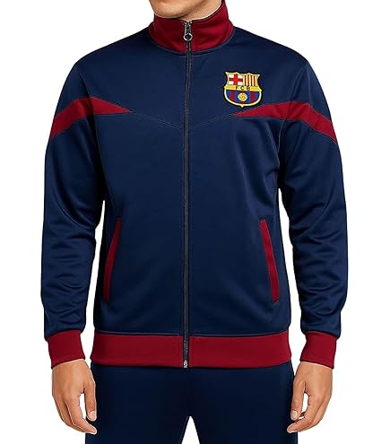 Icon Sports FC Barcelona Jacket, Barça Warm Up Track Jacket
