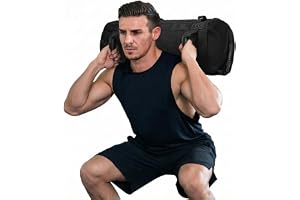 Taeku Fitness sandväska med handtag, justerbar viktträningsväska | 1000D Oxford-tyg, sex handtag, tre fyllpåsar, justerbar vikt, vattentät, hemmagym och MMA