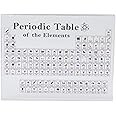 Periodic Table with Real Elements Inside, Acrylic Periodic Table Display with Elements Teaching Tool, Periodic Table of the Elements Poster Student Teacher Gift Craft Decoration for(S (56x50x42mm))