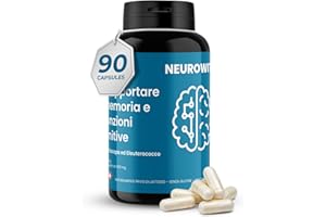 ORBIS NEUROWIT per me Memoria e funzione cognitiva Sulemet con Bacoa Moieri e Ahwagadha Ridurre lo stress e creare concentrazione AtiStre Suort per me 90 Caule