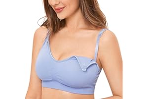 Gratlin - Sujetador Premamá De Lactancia Comodidad Sin Costuras para Mujer
