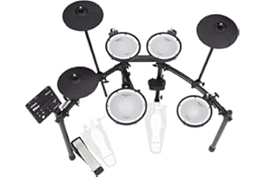 Roland TD-07DMK Electronic V-Drums Kit, Legendary Double-Ply All Mesh Head Kit With Superior Expression And Playability, Bluetooth Audio & MIDI