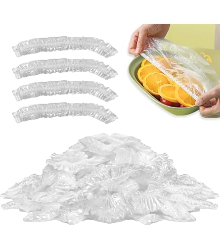 200 Sacs De Conservation Alimentaire Réutilisables - Élastiques, Imperméables - Pour Bols, Restes, Pique-nique