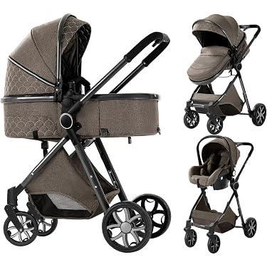 Produktbild von Gehfrei Baby Ab 6 Monate KORIMEFA 4 In 1 Rutschauto, Baby Walker Mit 360° Geräuschlose Step By Step