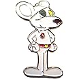 Mainly Metal Enamel Pin Badge Danger Mouse cartoon character Dangermouse (29mm)