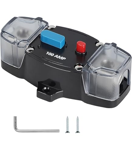 Interruttore Automatico 150A 12-48V DC Con Fusibile Riarmabile | Impermeabile Per Auto, Camper, Barca - 4
