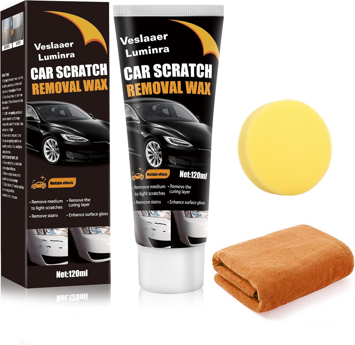 2026 New Upgraded Erase Car Scratch Remover for Deep Scratches, Car Paint Scratch Remover for Vehicles, Car Scratch Repair Kit, Cars Paint Scratch Repair (1)