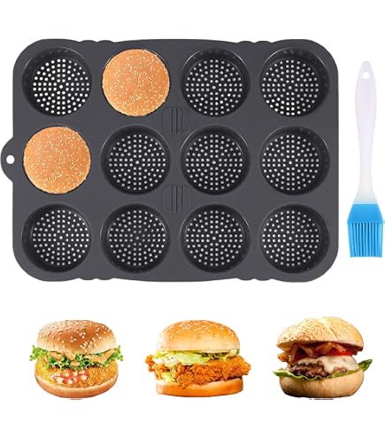 2 Stampini In Silicone Per Uova E Muffin - 6 Cavità Profonde 7,6 Cm - Antiaderenti, Per Forno E Microonde - Rosso