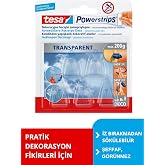 Powerstrips Askı, Şeffaf, &Ccedil;ıkarılabilir, 5 adet