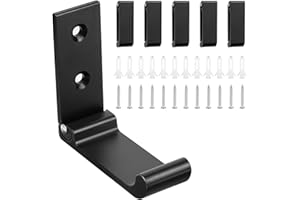 flintronic Ganchos de Pared Plegables, 6 Ganchos Plegables de Aleación de Aluminio, Ganchos para Abrigos Invisibles, para Colgar Abrigos, Toallas, Perchas, Sombreros, Mochilas
