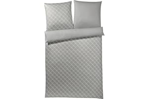 ‎JOOP! Joop, Mako-Satin-Bettwäsche, Kornblumen-Muster mit nuancierten Farben 155x220 + 1x 80x80 sand