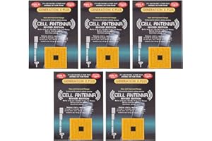 BEWINNER Wzmocnienie Sygnału Telefonu, 5 szt. Naklejki Wzmacniające sygnał Telefonu Komórkowego, Przenośny Wzmacniacz Sygnału, Naklejka Wzmacniająca antenę Sygnałową na Zewnątrz Camping