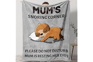 KAAYEE Mum Christmas Birthday Gifts, Blanket Presents Ideas for Mummy on Valentines Mothers Day from Daughter Son (60 X 50 Inch Flannel)