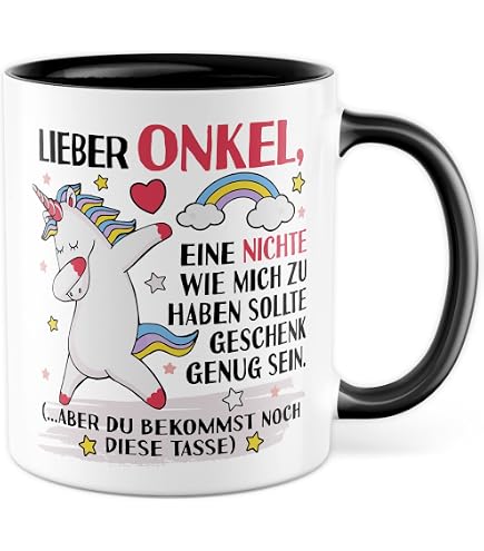 Mugffins Onkel Tasse - 'Bester Onkel Im Universum', 350 Ml Keramik, Spülmaschinenfest, Perfektes Geschenk