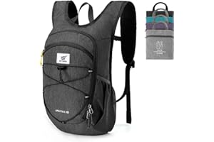 SKYSPER 15-20L Hiking Backpack Lightweight Foldable Daypack with Chest Strap Small Travel Rucksack for Women Men Packable Folding Bagpack for Travelling