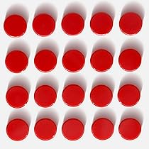 Strong Fridge Magnets 20 Pack Mini Round Heavy Duty Cute Kitchen Office School