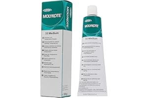 SANYI Molykote 33 Medium 100g Medium Lubricant, 33M Low Temperature Grease, Light Load Metal to Metal to Plastic for Lubricating Electrical Cable Bearings, Off White