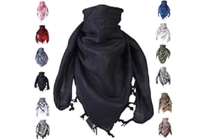 DEAGLE Shemagh scarf men & women tactical 100% cotton military head neck wrap shawl motorcycle hiking paintball face mask 42”x42”