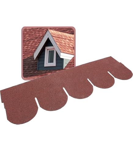 Self-Adhesive Roof Rail - 5m² Aluminium Roof Film For Garden Houses, Flat Roofs, Terracotta Color