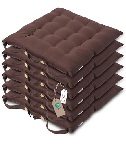 Lot De 4 Galettes De Chaise 40x40 Cm - Coussin Mousse Mémoire De Forme Trapèze Gris Foncé Lavable Lot De 4 Coussins Chaise