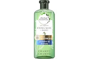 Herbal Essences Champú Renew Sin Sulfatos Con Aloe Intenso Y Bambú 380 ml