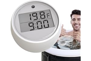 BITEATEY Floating Pool Thermometer | Water Thermometer Timer For Ice Bath | Cold Plunge Thermometer & Timer | Digital Ice Bath Temperature Thermometer | Ice Bath Cold Plunge Accessories