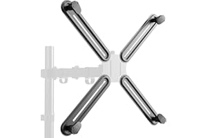 PUTORSEN® VESA Mount Bracket Adapter Kit di Montaggio del Braccio Monitor per Schermo 13"(34cm) -27"(69cm) Compatibile con VESA 75mm e 100mm