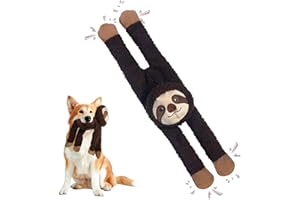 Hundespielzeug Giochi Cane Interattivi Giochi per Cani Cuccioli Piccoli Gioco Cane Indistruttibile, Giocattoli per Cani Peluche Corda da Masticare (Bradipi B)