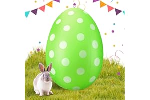 YUMNA Osterdeko Outdoor Aufblasbare Ostereier Hoch Ostereier Ostern Hüpfburgen - Hängende Eier Ostern Aufblasbare Außendekorationen | Bunte Aufblasbare Osterparty-Dekorationen Für Drinnen, Draußen, Veranda