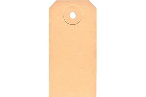 ‎BT-LABEL BT-Label 1000 Stückwarenanhänger 40 x 80 mm mit Loch (verstärkte Kartonöse), als Warenanhänger, Kartonanhänger, Anhängezettel, Papier-Anhänger, Tags, Karton-Etiketten