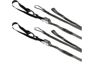 RFX FXTD 30000 55BK serie Race - Coppia di corde di ancoraggio per moto, colore: grigio