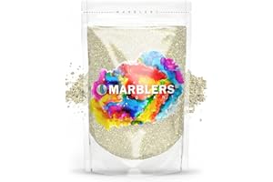 MARBLERS Mica Powder [Warm Space Pearl] 3oz (85g) | Cosmetic Grade | Epoxy Resin Pigment | Dye | Non-Toxic, Vegan, Cruelty-Free | Lip Gloss, Nail Art | Slime, Bath Bomb, Candle & Soap Making