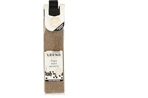 UBENA, Pepe Nero Macinato, Adatto a Piatti Dolci e Salati, Preparazioni Fredde e Calde, Formato Clip Sachet da 29 gr