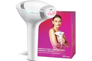 DermRays Épilation laser à diode 810 nm pour femmes et hommes, pour teint 1-5, le plus puissant jusqu'à 27J, système d'épilation refroidissant la glace, épilation grand angle