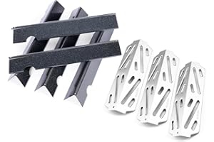 Denmay Flavorizer Bars 66032 und Wärmeabweiser 66040 für Weber Genesis II E-310, II E-330, II E-335, II S-335, II LX S/E-340 (2017 und Neuer), Heizplatten Ersatzteile für Weber Genesis II