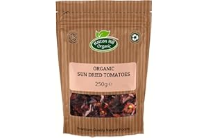 Organic Sun Dried Tomatoes Halves 250g by Hatton Hill Organic - Free UK Delivery