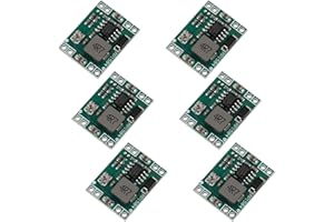 JIAHEHE 6 Pièces MP1584EN Module DC-DC Buck Converter, 4,5V à 28V à 0,8V à 20V, Step Down Converter Réglable 12V 9V 5V 3V, Régulateur de Tension 12V pour Arduino LED DIY Caméra Véhicule Drone Compact