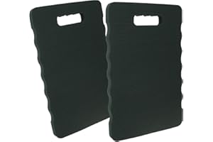 com-four® 2X Genouillères pour Le Jardin - Genouillères pour Le Jardinage - Genouillères pour l'artisanat et Les Loisirs - Tapis de Protection des Genoux résistant (Anthracite - 2 pièces)