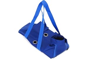 HXKJ Sacs Multifonctions de retenue de toilettage de Chien/Chat pour Le Bain de Lavage de Coupe d'ongle Vert/Bleu