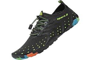 SAGUARO Badeschuhe Damen Herren Wasserschuhe Schwimmschuhe Schnelltrocken Aquaschuhe Strandschuhe Leicht Neoprenschuhe Surfschuhe rutschfeste Tauchschuhe Wassersportschuhe, 35-48 EU