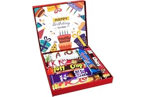 OFFER SHOP Happy Birthday Chocolate gift for Chocolate Lovers Full Size Bars Letter box gift for Kids Him and Her