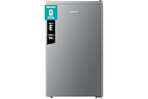 Hisense MUR48092SE Frigorifero Monoporta, Classe Efficienza Energetica E, Silver, 94 Litri, Zona Freezer 0 star