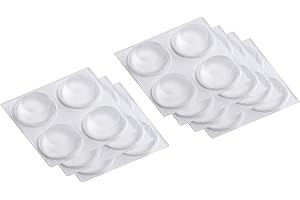 Metafranc Skyddsbuffert Ø 12 mm – självhäftande – transparent – 28 stycken – effektivt skydd av känsliga ytor/möbelbuffert-se