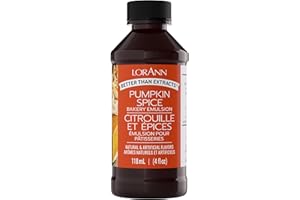 Lorann Oils Bakery Emulsions Natural and Artificial Flavor 4oz-Pumpkin, Other, Multicoloured, 6.82 x 6.82 x 13.43 cm