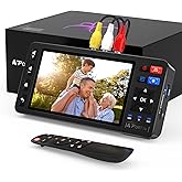 PORTTA VD20P VHS to Digital Converter, Video Casette Digitalize with 5" LCD &amp; Remote, Compatible with VHS, VCR, DVR, DVD, Hi8