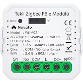 Novato Tuya Mini Zigbee Dry Contact Relay (Tuya, Smart Life, Home Assistant, Zigbee2MQTT Compatible)