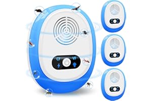 PESTOPULSE Ultrasonic Pest Repeller, 4PCS Upgraded Powerful Mouse Repellent plug in Pest Control, Effective Against for Mice, Rats, Spiders, Cockroaches, Ants, Mosquitoes