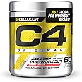 C4 Original Beta Alanine Sports Nutrition Bulk Pre Workout Powder for Men & Women | Best Pre-Workout Energy Drink Supplements | Creatine Monohydrate | Cherry Limeade | 60 Servings
